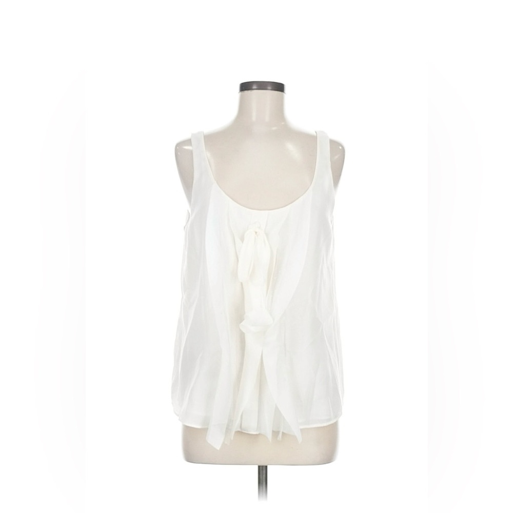 ANN TAYLOR LOFT - Elegant White Sleeveless Top - Small